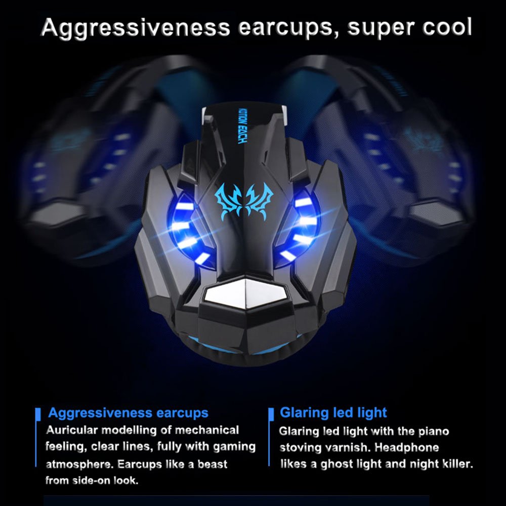 ヘッドホン KOTION EACH G9000 BLUE Amazon.com: KOTION EACH G9000 Over Ear Gaming Headphones